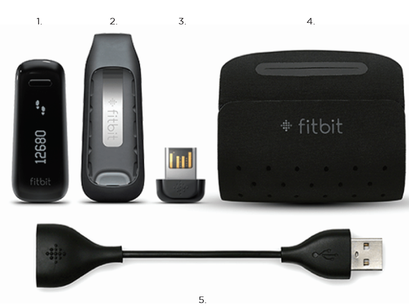 Fitbit One Wireless Activity Sleep Tracker-What you’ll find in the box